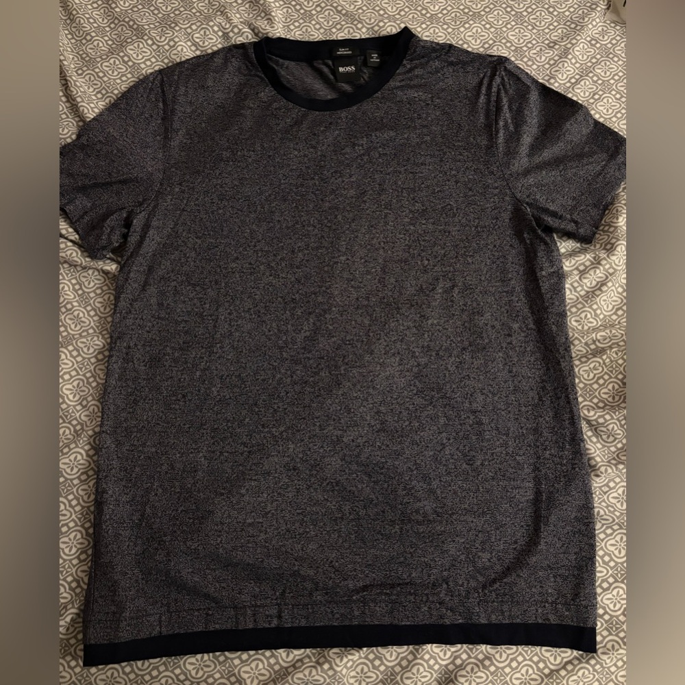 Hugo Boss Men's Charcoal Gray T-Shirt